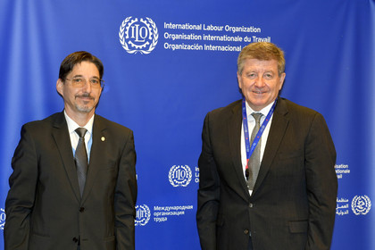 Посланик Юрий Щерк се срещна с генералния директор на Международната организация на труда